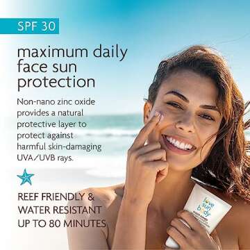 Love Sun Body Daily Moisturizing Mineral Face Sunscreen SPF 30 (Fragrance Free) | 100% Natural Broad Spectrum Mineral Zinc Oxide | Baby & Child Safe | Reef Safe Skincare | 3 fl oz | EWG Verified®
