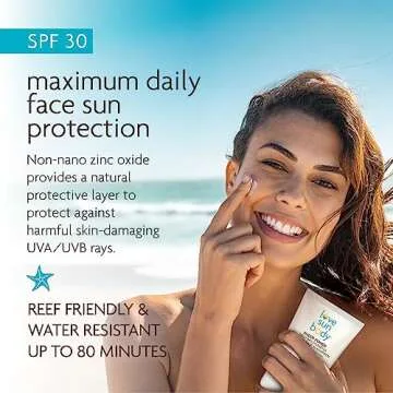 Love Sun Body Daily Moisturizing Mineral Face Sunscreen SPF 30 (Fragrance Free) | 100% Natural Broad Spectrum Mineral Zinc Oxide | Baby & Child Safe | Reef Safe Skincare | 3 fl oz | EWG Verified®