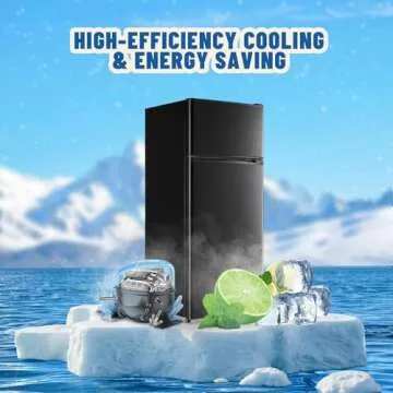 Compact DEMULLER 4.5 CU.FT Mini Fridge for Small Spaces