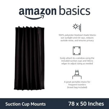Portable Blackout Curtain with Suction Cups for Every Window