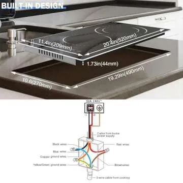 Hobsir 2 Burners Electric Cooktop for Space-Saving Solutions