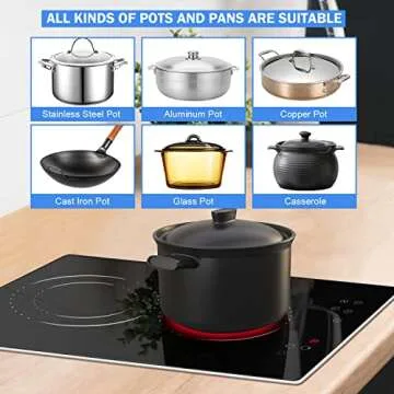 Hobsir 2 Burners Electric Cooktop for Space-Saving Solutions