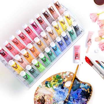 InnSweet 3 Layer Nail Polish Rack Tabletop Display, Stand Holds Up to 45 Bottles, Acrylic 3 Tier Essential Oils Holder, 12.4" x 5.0" x 3.9"