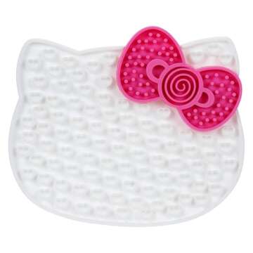 Hello Kitty and Friends Hello Kitty Lick Mat - Lick Mat for Pets with Character Design and Removable Pink Bow