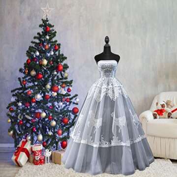 Adjustable Female Mannequin Dress Form with Tripod Stand
