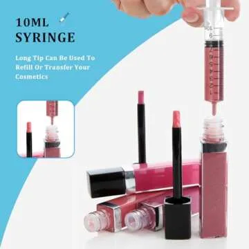 10ml Plastic Syringe Set - Perfect for Crafts and Pets