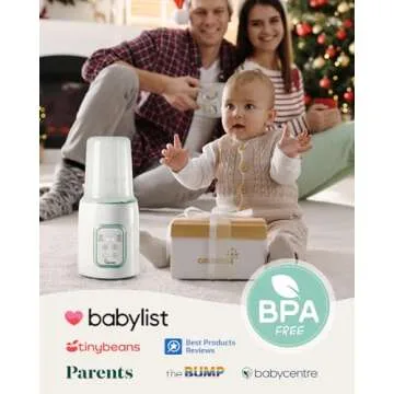 GROWNSY Baby Bottle Warmer, 8-in-1 Fast Baby Milk Warmer with Timer for Breastmilk or Formula, Accurate Temperature Control, 24H Keep, Food Heater&Defrost BPA-Free Bottle Warmer for All Bottles- Green