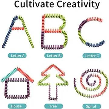 B-Qtech Domino Train Toy Set for Creative Kids 3-8