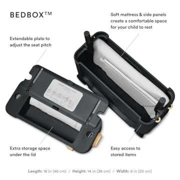 Stokke JetKids Travel Bundle, Black - Includes Kid’s Ride-On Suitcase & In-Flight Bed + Adjustable, Lightweight & Expandable Crew BackPack - Travel Essentials for Kids - Best for Ages 3-7