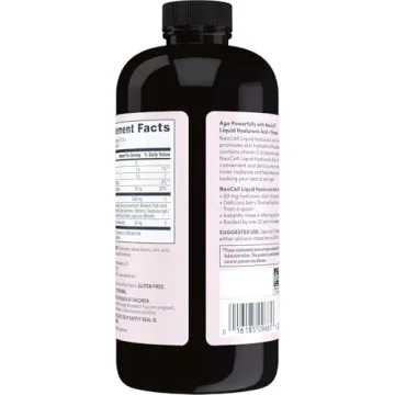 NeoCell Hyaluronic Acid Liquid with Vitamin C - 16 Fl Oz