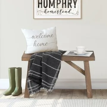 Sawmill Wood Bench - Rustic Charm for Your Home