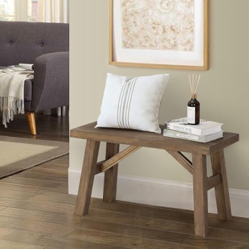 Sawmill Wood Bench - Rustic Charm for Your Home