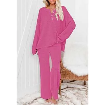 Pink Queen Women's Sweater Set for Stylish Comfort