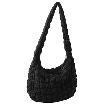 Trendy Quilted Tote Bag for Women | Puffer Design & Great Size