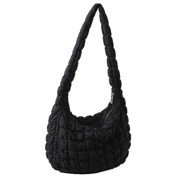 Trendy Quilted Tote Bag for Women | Puffer Design & Great Size