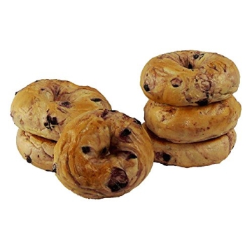 Just Bagels Blueberry Bagel, 4 Ounce - 48 per case.
