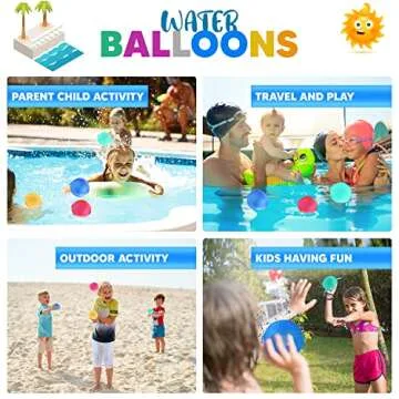 Reusable Water Balloons for Fun Summer Water Fights