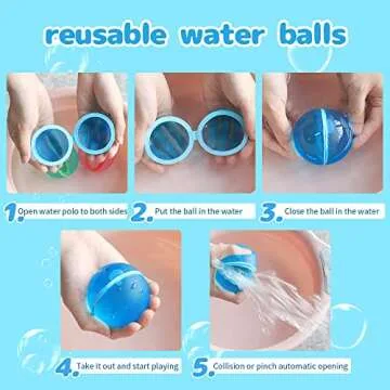 Reusable Water Balloons for Fun Summer Water Fights