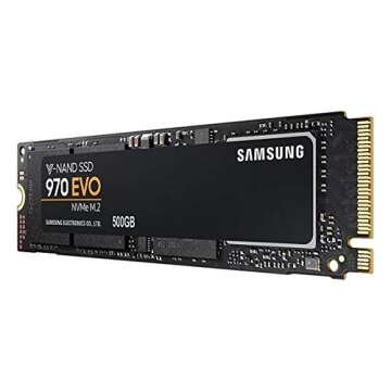 Samsung 500GB 970 EVO Nvme M2 Solid State Drive