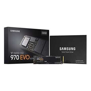 Samsung 500GB 970 EVO Nvme M2 Solid State Drive
