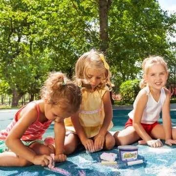 Vibrant ArtCreativity Jumbo Sidewalk Chalk for Kids