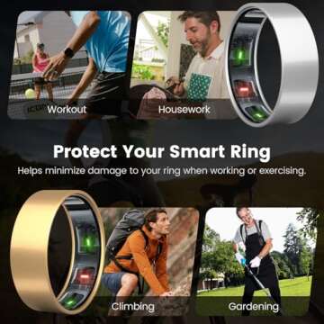 Durable sylacor Ring Cover for Oura Ring Gen 4/3 - Stylish Protection