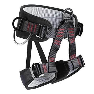 HandAcc Professional Half Body Climbing Safety Belt - Thickened Gear for Outdoor Adventures