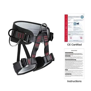 HandAcc Half Body Climbing Safety Belt for Adventurers