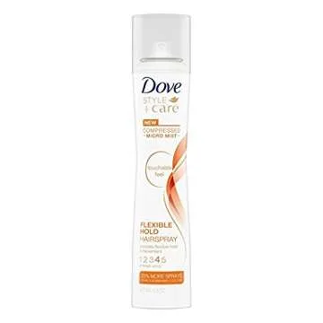 Dove Style + Care Compressed Micro Mist  Hairspray - Lightweight, Flexible Hold Pack of 2