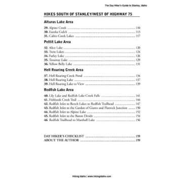 The Day Hiker's Guide to Stanley, Idaho