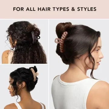 Kitsch Large Claw Clip Set for All Hair Types