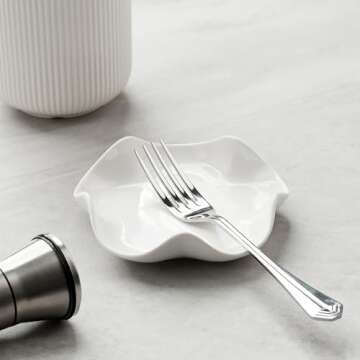 Elegant Ceramic Spoon Rest - Perfect for Diverse Utensils
