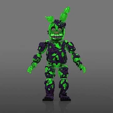 Glow in The Dark Toxic Springtrap Action Figure FNAF