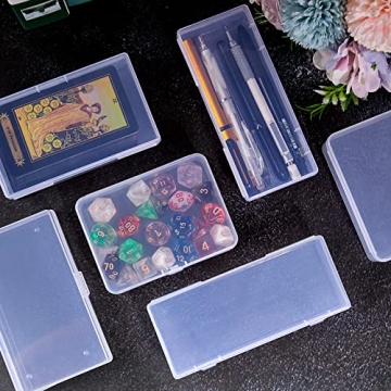 ZORRITA 6 Pack Clear Storage Containers for Organizing