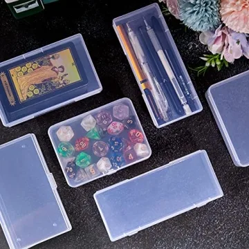 ZORRITA 6 Pack Clear Storage Containers for Organizing