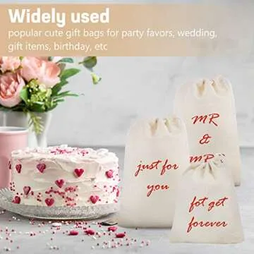 Chielor 50 Pieces Cotton Drawstring Tea Filter Bags, Reusable Muslin Bag Gift Bag Jewelry Pouch for Wedding Party Home Supplies, Natural Unbleached Coffee/Tea/Herbs/Soup Bags (3 by 4 Inches)