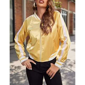 Zeagoo Women’s Classic Bomber Jacket - Chic and Affordable