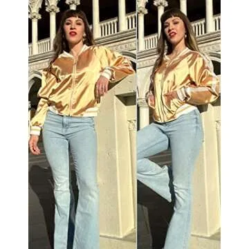 Zeagoo Women’s Classic Bomber Jacket - Chic and Affordable