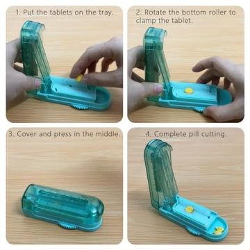 Johnbee Pill Cutter for Tiny and Larger Pills - Split Accurately