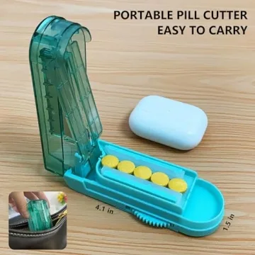 Johnbee Pill Cutter for Tiny and Larger Pills - Split Accurately