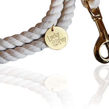 Durable Cotton Dog Leash for Comfortable Walks