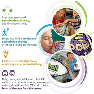 Ollyball Indoor & Outdoor Kickball for All Ages