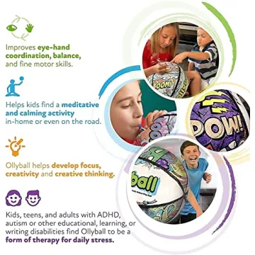 Ollyball Indoor & Outdoor Kickball for All Ages