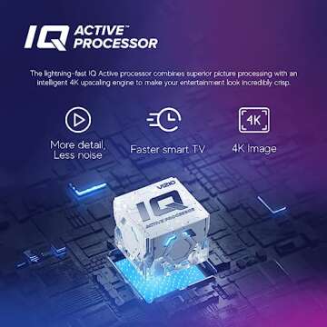 VIZIO 70-inch V-Series Class 4K UHD Smart TV, Dolby Vision, HDR10+, IQ Active, V-Gaming Engine, with Airplay and Chromecast Built-in + Free Wall Mount (No Stand) - V705M-K03 (Renewed)