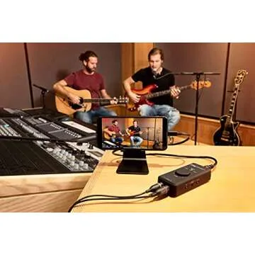 IK Multimedia iRig Stream stereo audio interface for iPhone, iPad, Mac, iOS and PC with USB-C, Lightning and USB for 24-bit, 48 kHz recording from mixers and studio gear