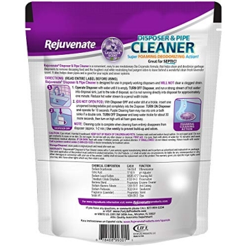 Rejuvenate Garbage Disposal Cleaner 6 Pods Lavender Freshness