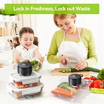 Electric Mason Jar Vacuum Sealer for Food Preservation