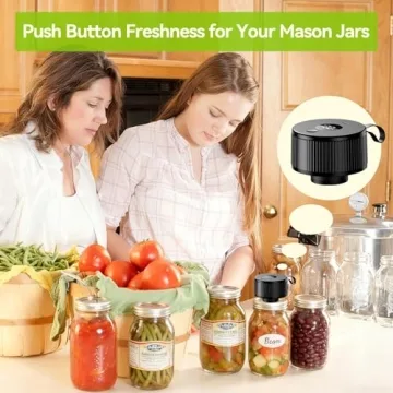 Electric Mason Jar Vacuum Sealer for Food Preservation