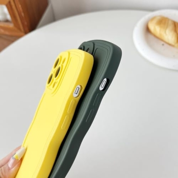 Stylish Caseative Soft iPhone 13 Pro Max Case - Curly Wave Frame