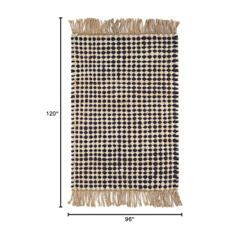 Dash Albert Kuba Jute Rug Eco-Friendly Handwoven 8x10